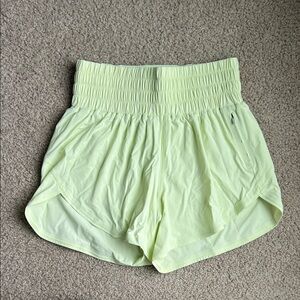 Outdoor Voices Women's Lime Athletic Shorts